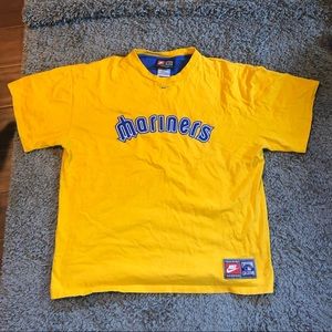 Vintage Yellow Mariners T shirt